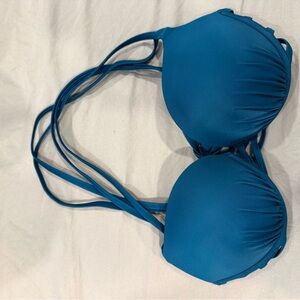 Shade & Shore Blue Bikini Top